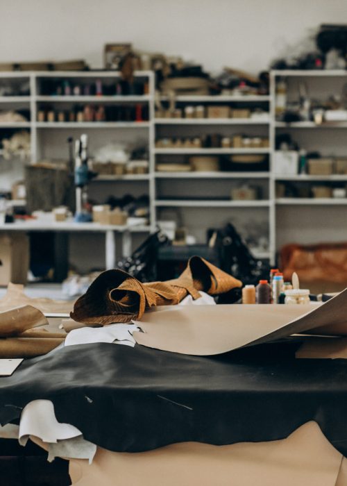 Family tailors having leather industry